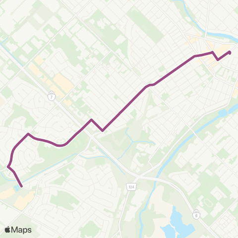 Guelph Transit Paisley map