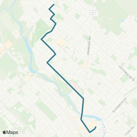 Guelph Transit Delhi map