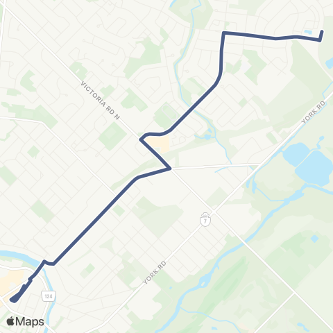 Guelph Transit Grange map