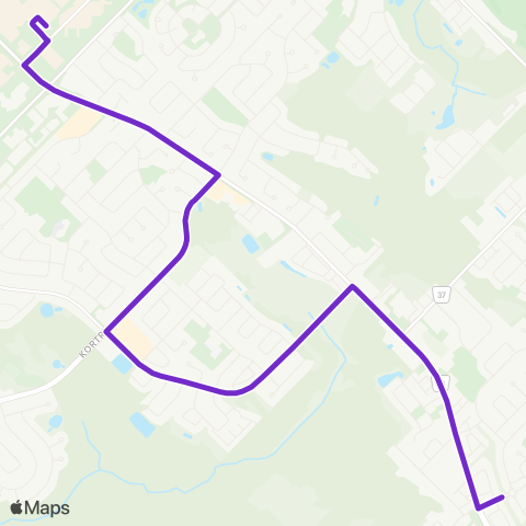 Guelph Transit Edinburgh Colonial map