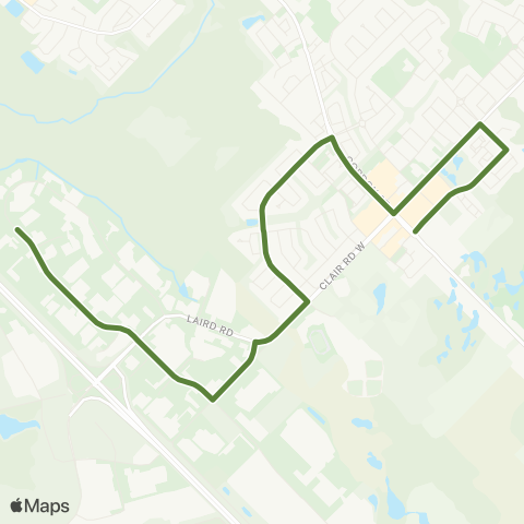 Guelph Transit Southgate map