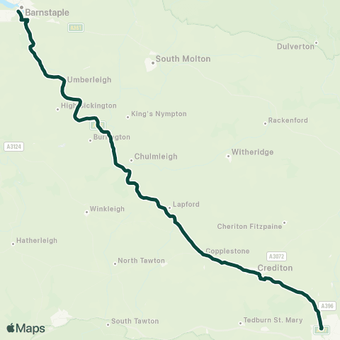 Great Western Bus Great Western map