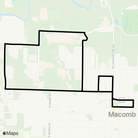 Go West Transit Black  map