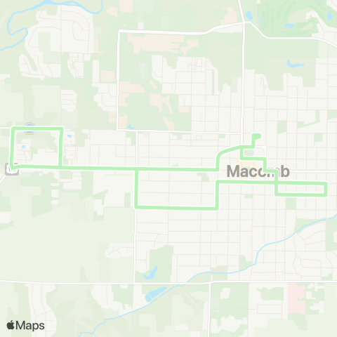 Go West Transit Central map