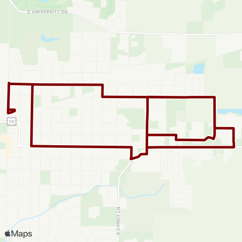 Go West Transit City Maroon West & East map