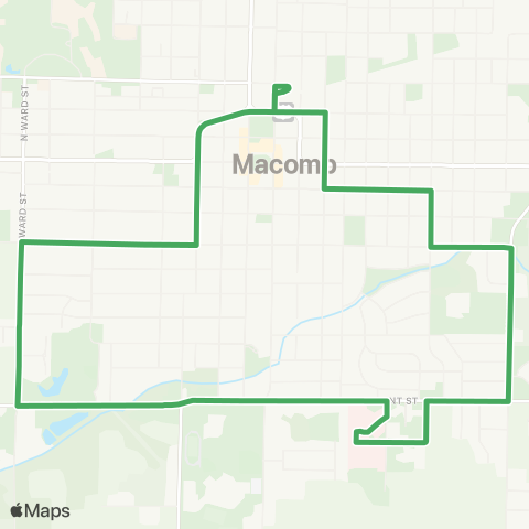 Go West Transit South map