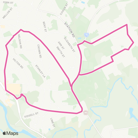 Translink Gympie Town Centre - Ashford Hill map