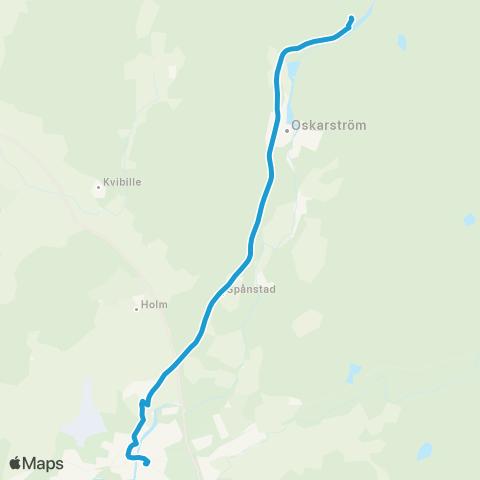 Hallandstrafiken Halmstad Resecentrum—Spenshult Övre map