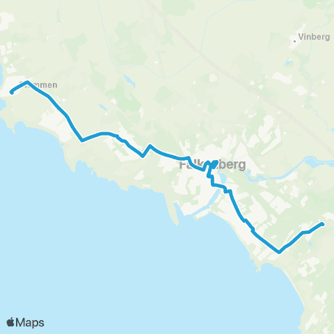 Hallandstrafiken Glommen—Skrea Stationsväg map