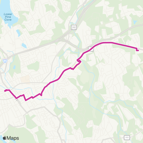 HARTransit Newtown Rd. - Stony Hill Rd. map
