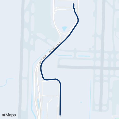 TPA Airport SkyConnect operated by Tampa International Airport map