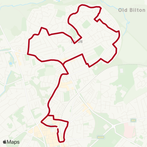 The Harrogate Bus Company  map