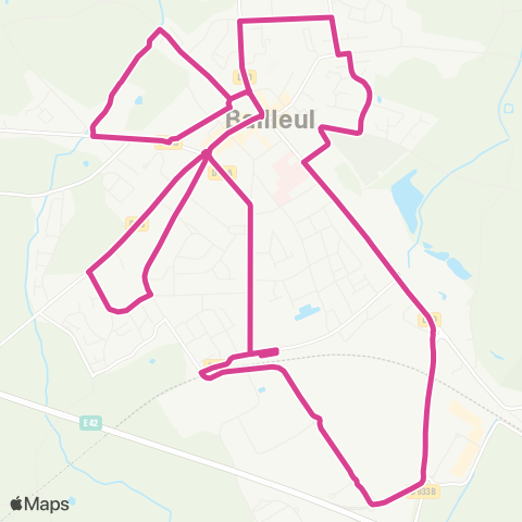 Hop Bus Navette Urbaine Bailleul map