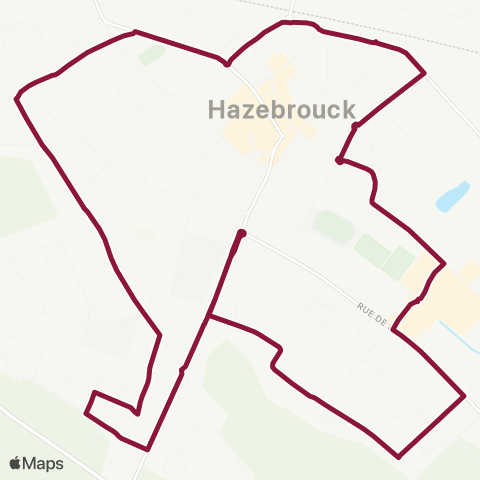 Hop Bus Navette Urbaine Hazebrouck 2 map