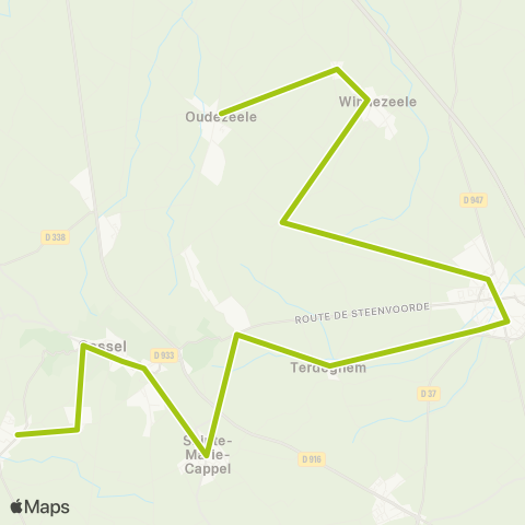 Hop Bus Transport À la Demande B map