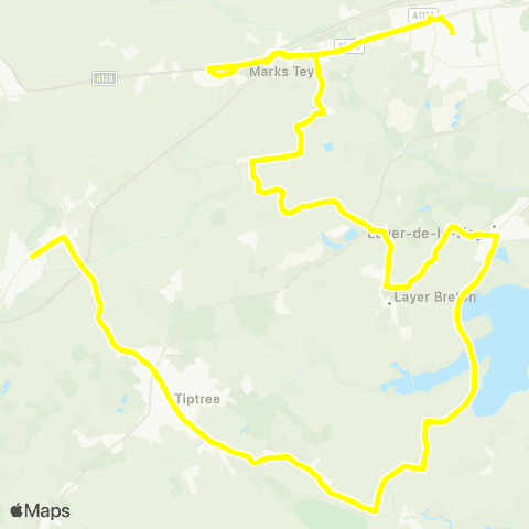 Konectbus Secondary School - The Railway Tavern map