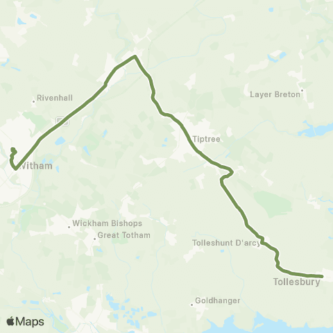 Konectbus The Square - Morrisons Store map