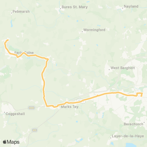 Konectbus The Green - Osborne Street map