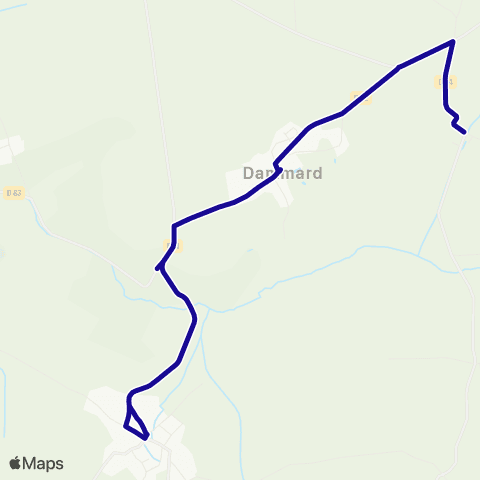 Hauts-de-France Car 02 - Scolaire Chézy - Dammard - Monnes map