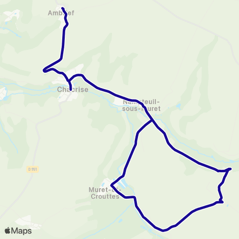 Hauts-de-France Car 02 - Scolaire Chacrise map