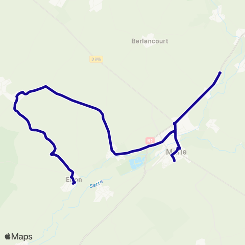 Hauts-de-France Car 02 - Scolaire Marle map