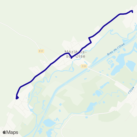 Hauts-de-France Car 02 - Scolaire Alaincourt-Mézières sur Oise map