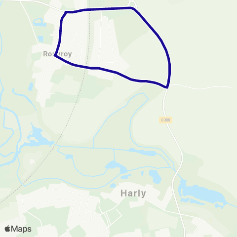 Hauts-de-France Car 02 - Scolaire Rouvroy-Harly map