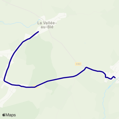 Hauts-de-France Car 02 - Scolaire Lemé-la Vallée au Blé map