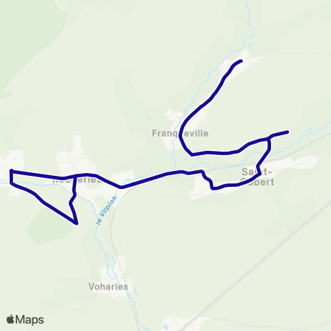 Hauts-de-France Car 02 - Scolaire Marfontaine-Rougeries-Saint Gobert map