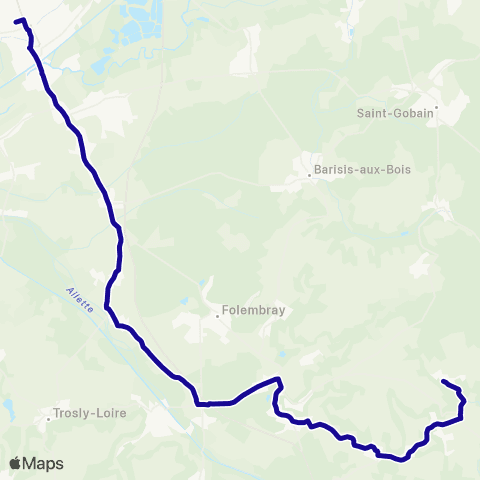 Hauts-de-France Car 02 - Scolaire Chauny map