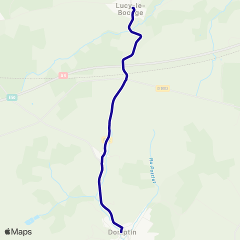 Hauts-de-France Car 02 - Scolaire Coupru-Domptin map