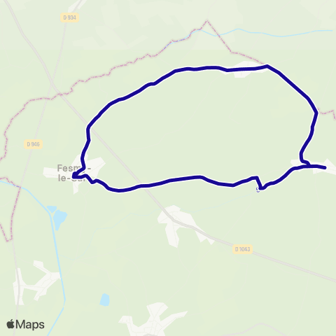 Hauts-de-France Car 02 - Scolaire Barzy en Thiérache-Fesmy le Sart-Oisy map