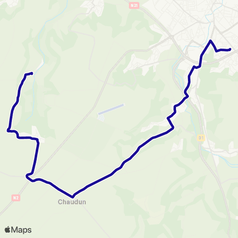 Hauts-de-France Car 02 - Scolaire Saconin et Breuil - Belleu Collège map