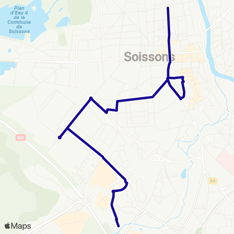 Hauts-de-France Car 02 - Scolaire Soissons Lycées map