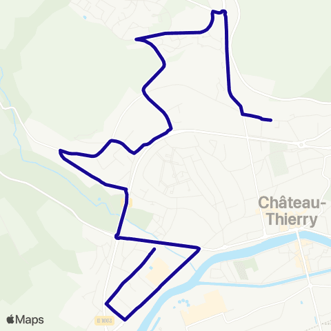 Hauts-de-France Car 02 - Scolaire Château T. Quartier Buisson-les Cheneaux map
