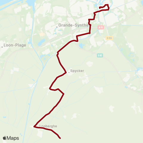 Hauts-de-France Car 59 - Nord Dunkerque / Drincham map