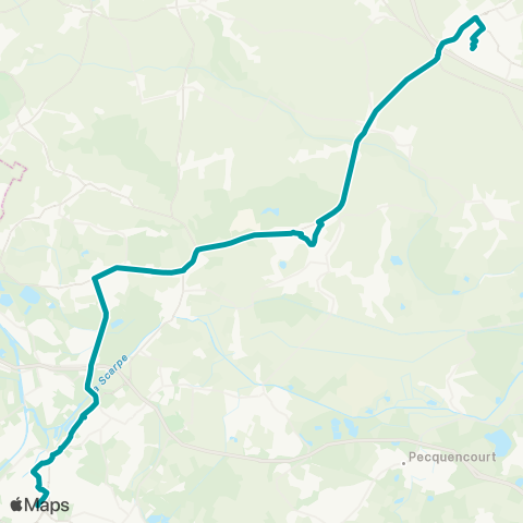 Hauts-de-France Car 59 - Nord Orchies / Douai map