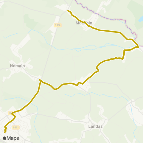 Hauts-de-France Car 59 - Nord Orchies / Mouchin map