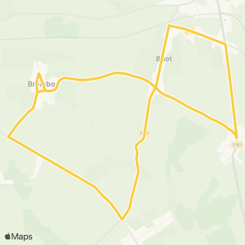 Hauts-de-France Car 60 - Lignes scolaires Briot-Brombos-Halloy-Thieuloy St Antoine map