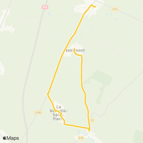Hauts-de-France Car 60 - Lignes scolaires Froissy-Ste Eusoye-Noiremont-la Neuville St Pierre-Reuil s/ Breche map