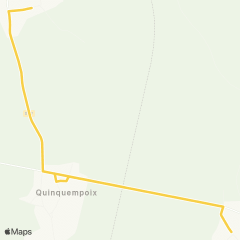 Hauts-de-France Car 60 - Lignes scolaires Brunvillers la Motte-Gannes-Quinquempoix map