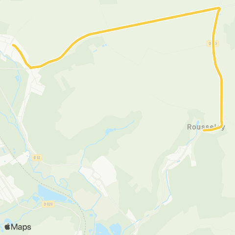Hauts-de-France Car 60 - Lignes scolaires Bury St Epin-Bury St Claude-Rousseloy map