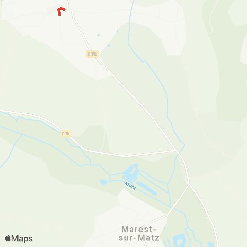 Hauts-de-France Car 60 - Lignes scolaires Élincourt Ste Marguerite-Marest sur Matz map