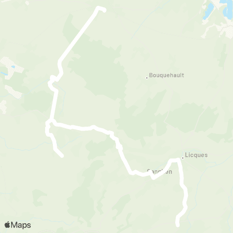 Hauts-de-France Car 62 - Lignes scolaires Clg les 4 Vents / Guînes map