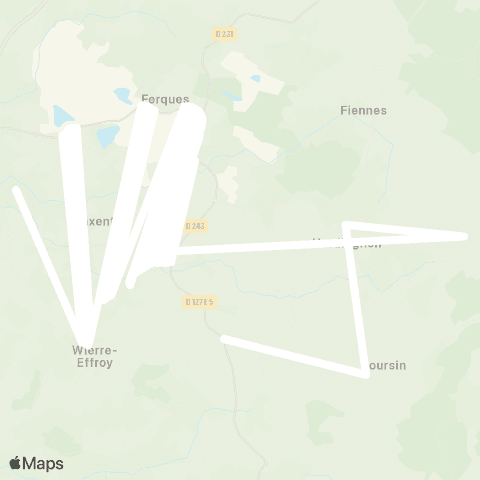 Hauts-de-France Car 62 - Lignes scolaires Étbs privés / Marquise map