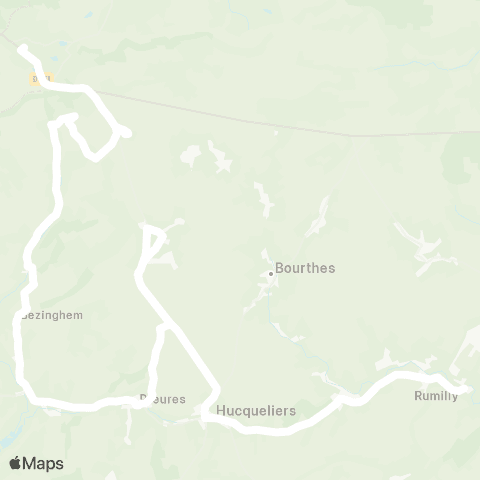 Hauts-de-France Car 62 - Lignes scolaires Clg du Caraquet [Sud] / Desvres map