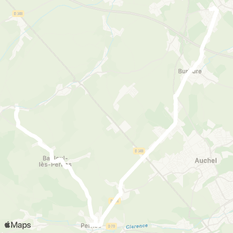 Hauts-de-France Car 62 - Lignes scolaires Étbs / Lillers map