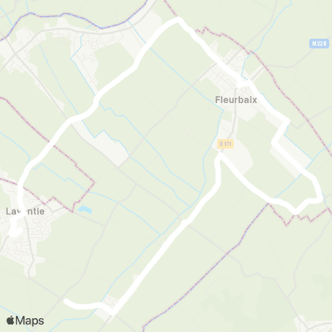 Hauts-de-France Car 62 - Lignes scolaires Étbs [Nord] / Laventie map