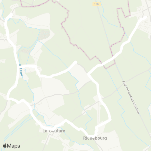 Hauts-de-France Car 62 - Lignes scolaires Étbs [Sud] / Laventie map