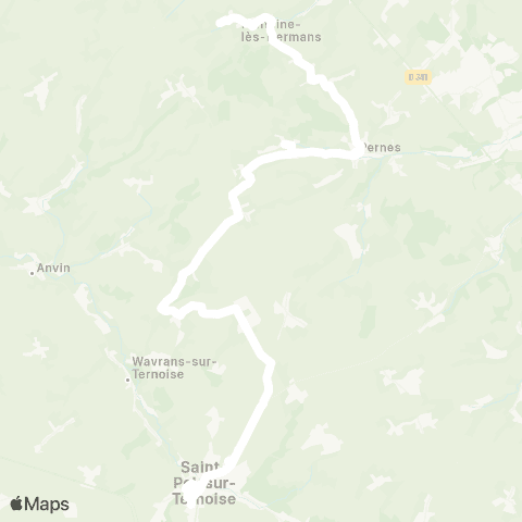 Hauts-de-France Car 62 - Lignes scolaires Étbs [Nord-Est] / Saint-Pol-sur-Ternoise map
